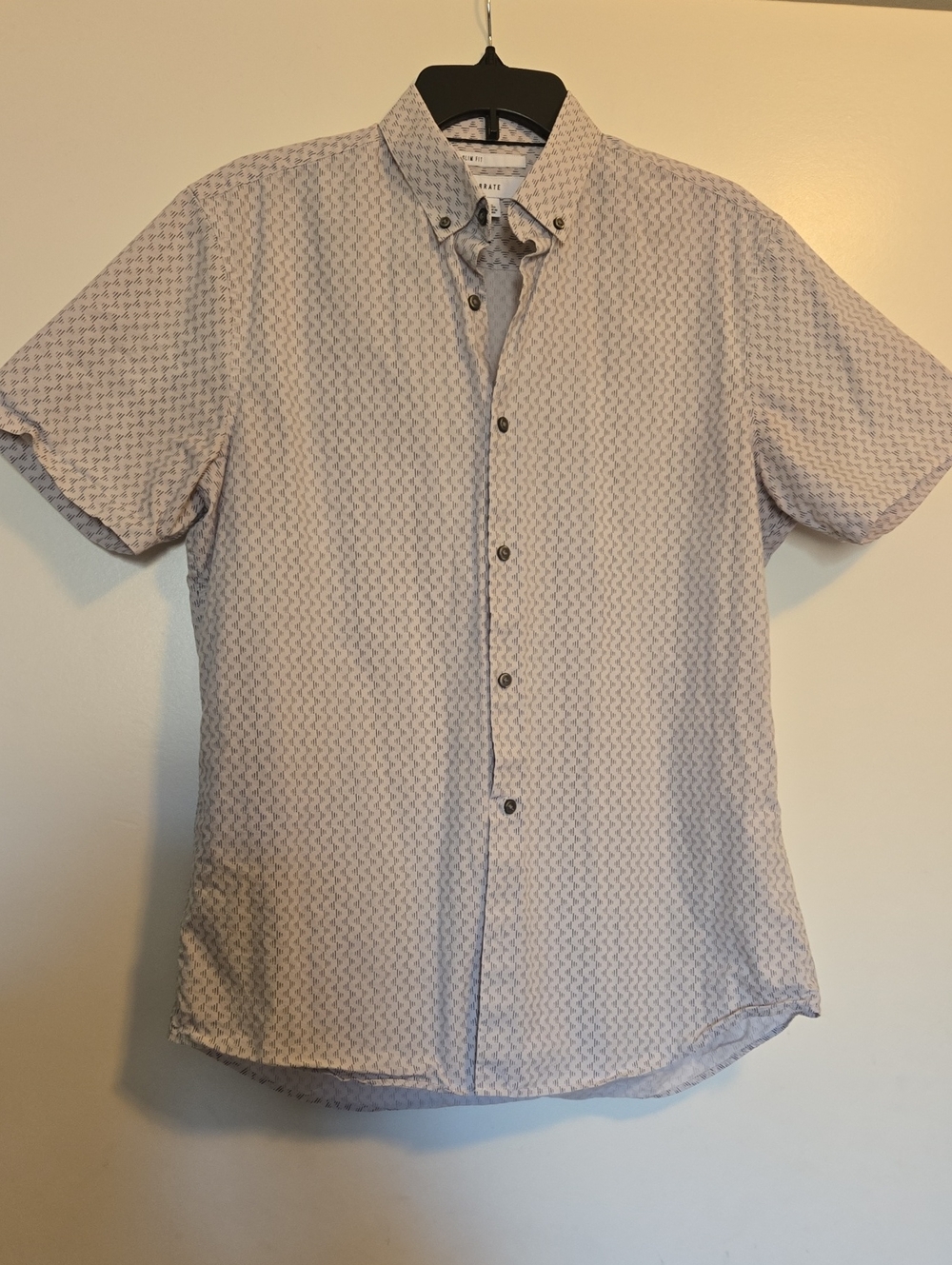 C2 by Calibrate Light Blue Short Sleeve Button-Down Shirt